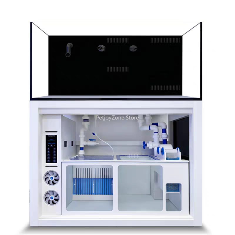 Marine Aquarium With Sump - Роскошный аквариум из ультрапрозрачного стекла для