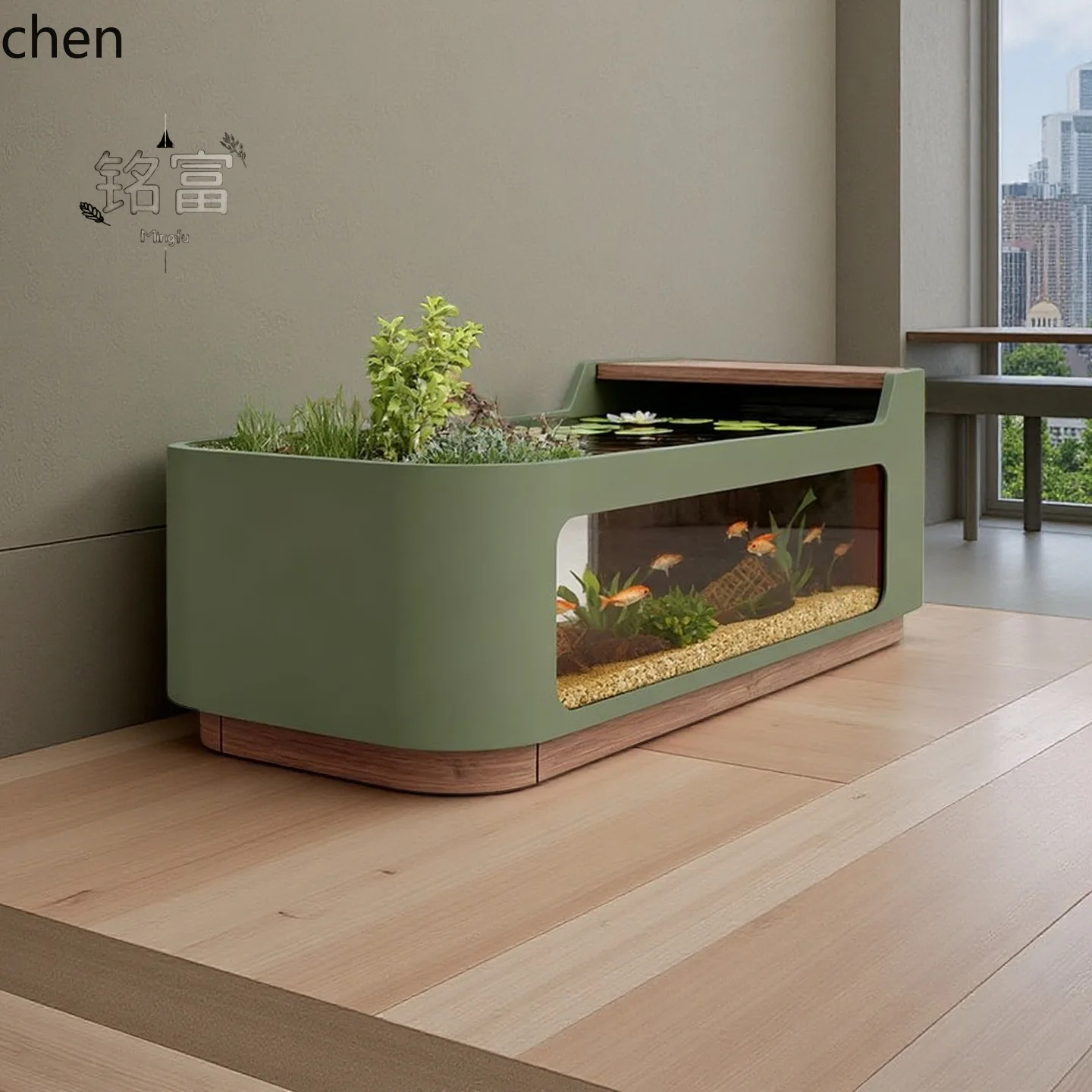 Marine Aquarium With Sump - B7- индивидуальный аквариум с циркуляцией воды