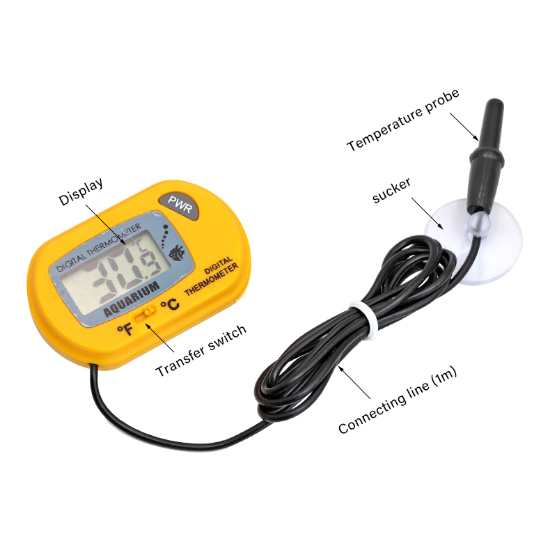 Термометр для аквариума с ЖК-д – обзор и цена Marine Aquarium Hydrometer