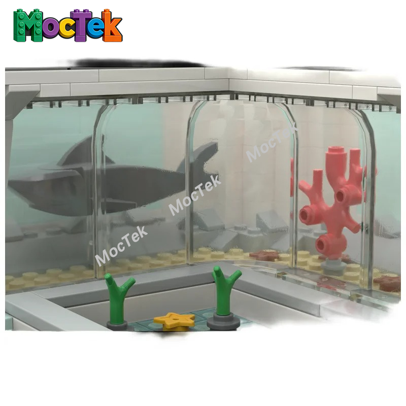 Конструктор MOC «Городской акв – обзор и цена Aquarium And Marine Museum