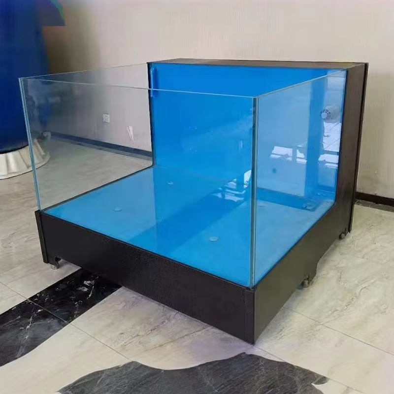 Квадратный стеклянный аквариум – обзор и цена Marine Aquarium With Sump