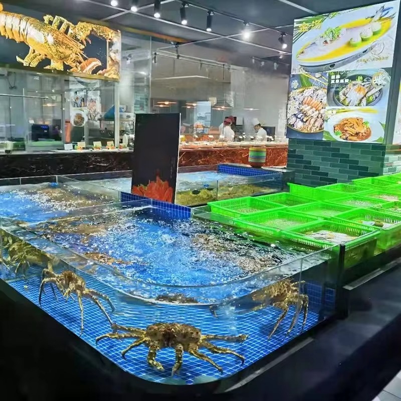 Квадратный стеклянный аквариум – обзор и цена Marine Aquarium With Sump