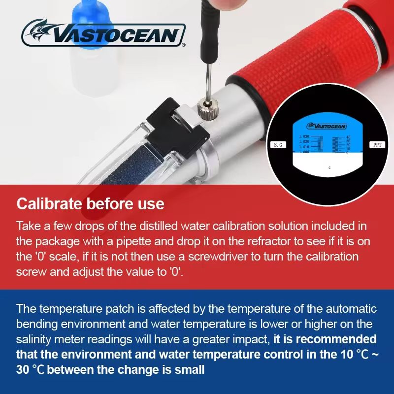 Рефрактометр для морской воды  – обзор и цена Marine Aquarium Hydrometer